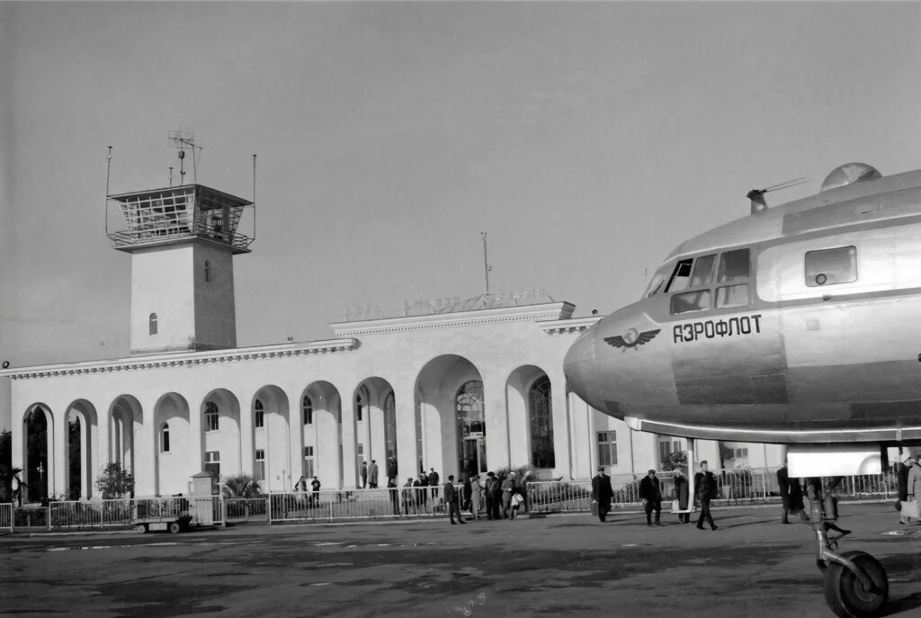 Lotnisko w Suchumi w 1962 roku