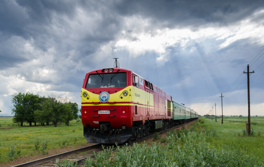 Pociągi w Kirgistanie